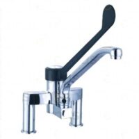 Grifo Sobremesa con caño y Mando Medical